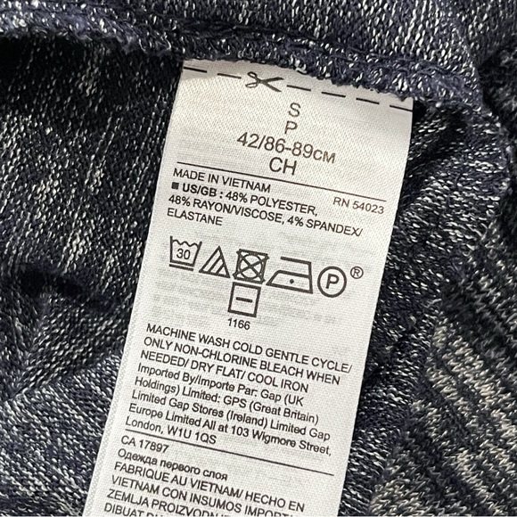 Banana Republic Women’s Gray Knit Open Front Cardigan Waterfall Style Size Small - Picture 5 of 5